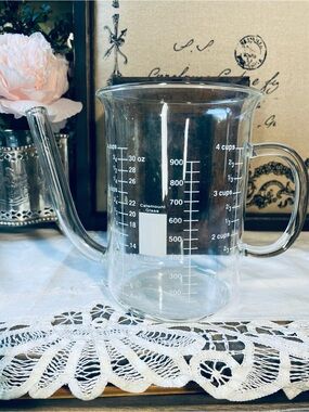 Catamount Glass 4 cup borosilicate glass gravy separator measuring beaker